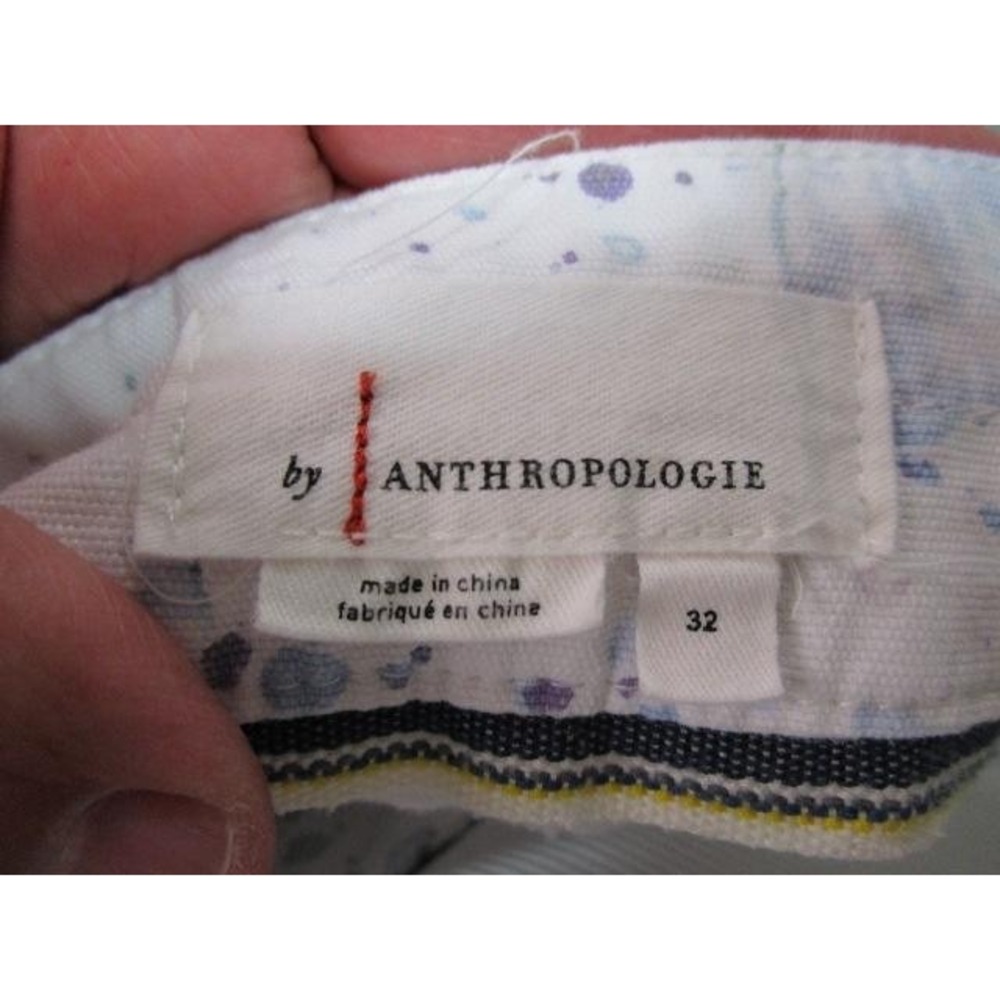 By Anthropologie Pants Womens 32 Multicolor Cargo Twill The Wanderer Pockets - Picture 9 of 10